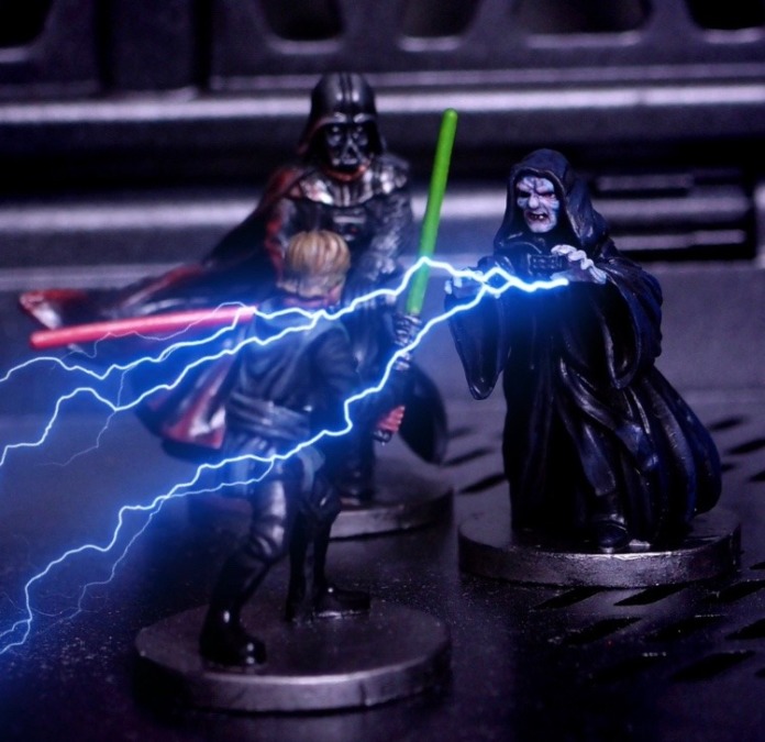 貴様の未熟な技は暗黒面にはかなうまい