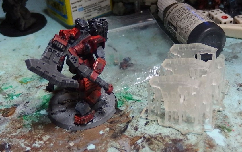 ピースリバー重量級ベテランギア”アルゴス”と自作の巨大斧