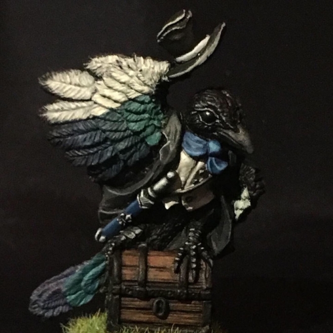 実業家のカササギ