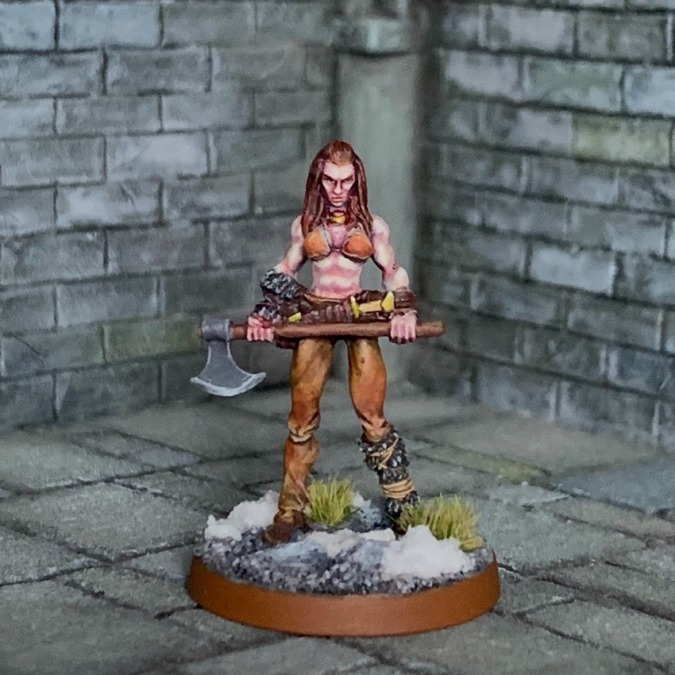 北方の女戦士/両手斧